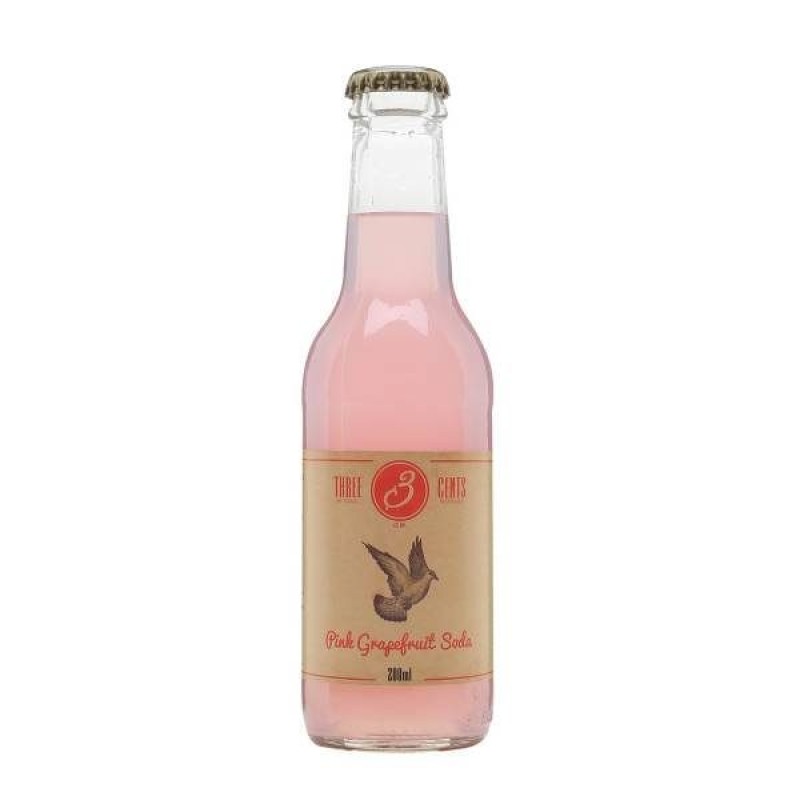 ΣΟΔΑ THREE CENTS PINK GRAP. 200ml