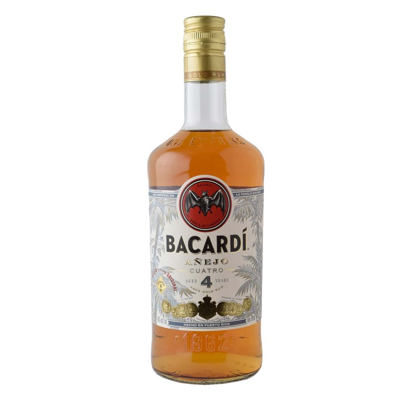 Bacardi Anejo 4 Rum - 700ml