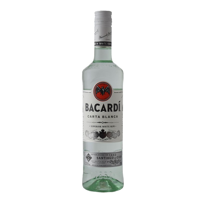 Bacardi Carta Blanca Rum - 1000ml