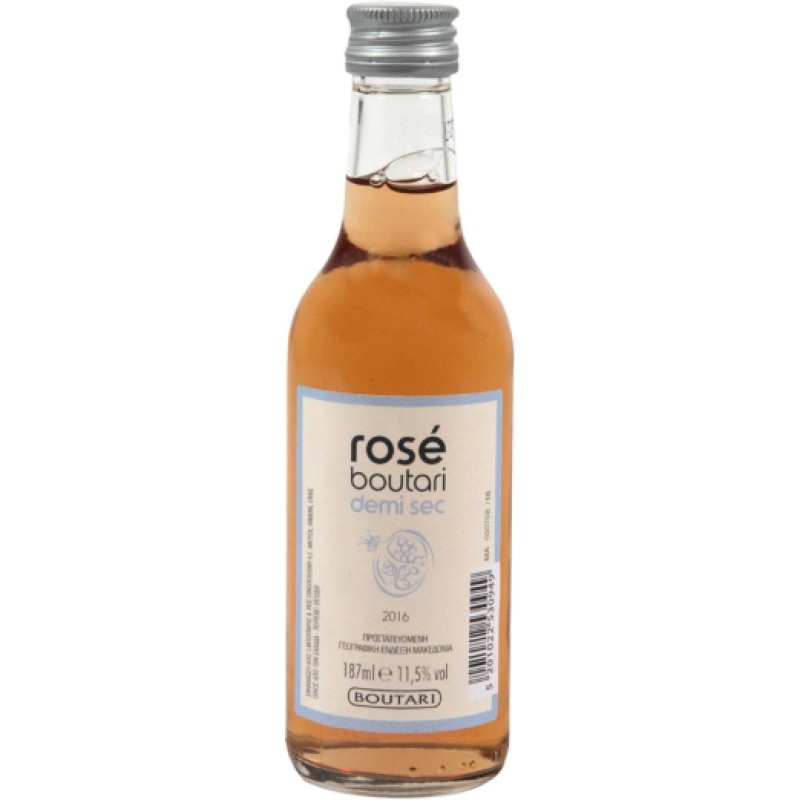 Μπουτάρη Κρασί Ροζέ Ημίξηρο Demi Sec - 187ml