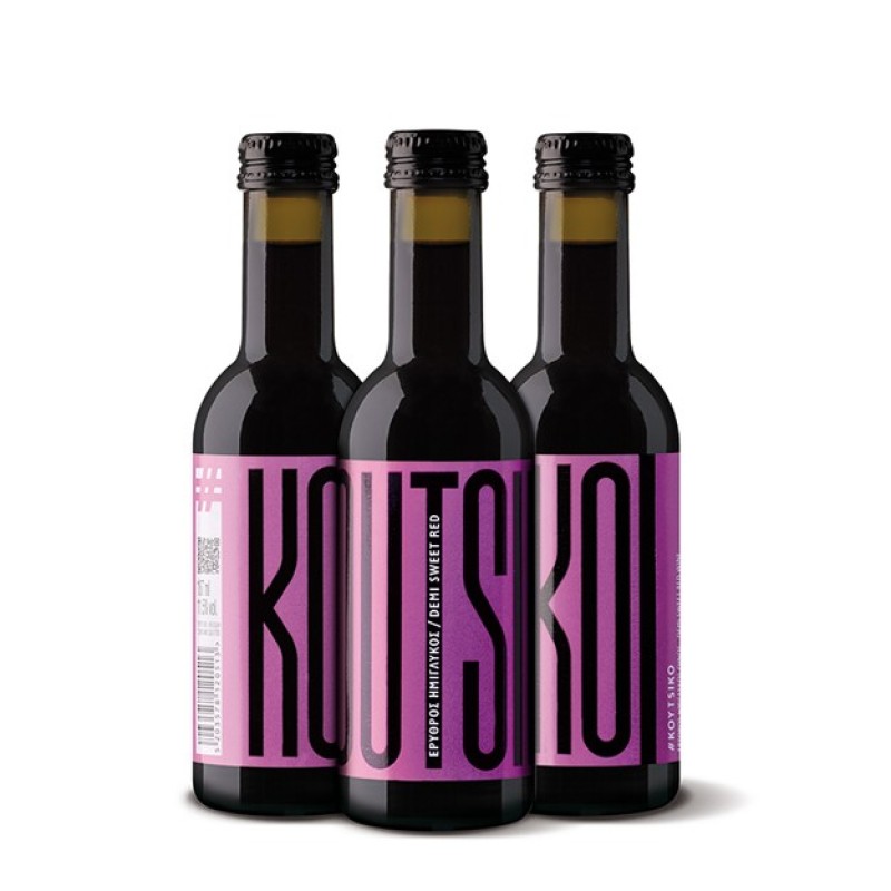 Λαφαζάνης Koutsiko Ημίγλυκο Ερυθρό - 187ml