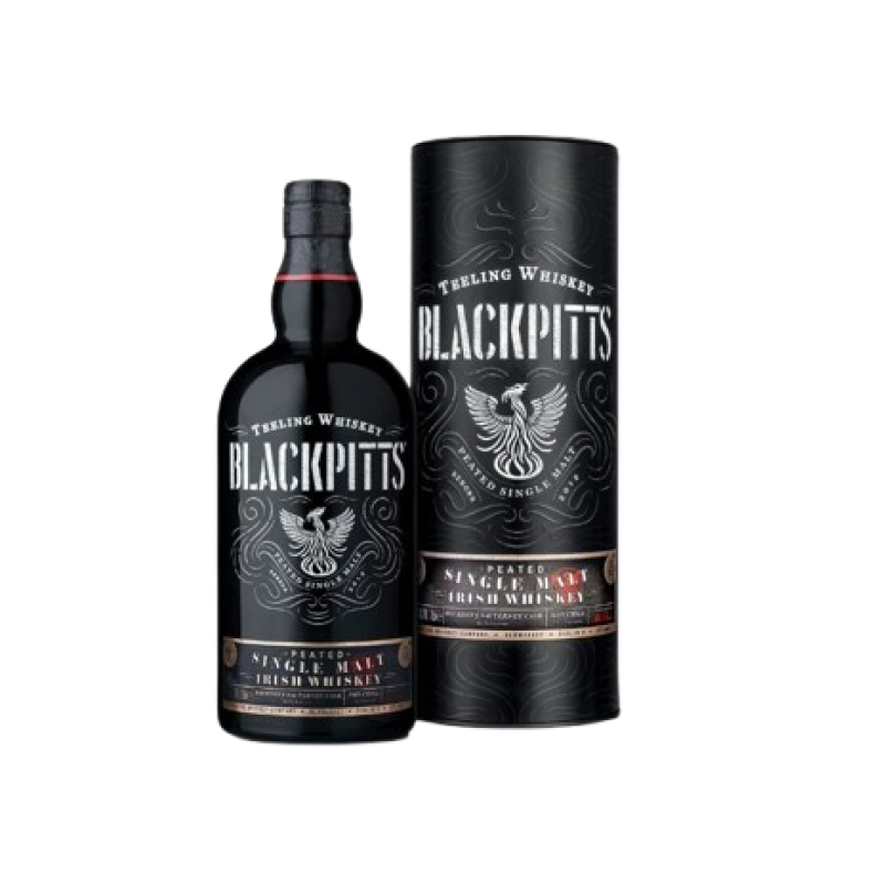 ΟΥΙΣΚΙ TEELING BLACKPITTS PEATED SINGLE 700ml